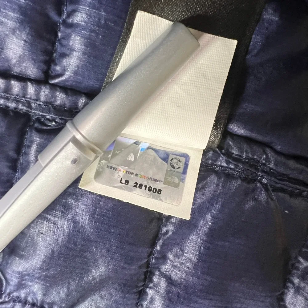 The‎ North Face ThermoBall Full Zip Jacket Mens L Blue Quilted Outdoor Insulated